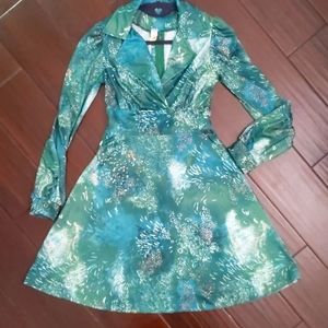 ❌ SOLD❌ Beautiful Vintage 70s Green Dress - 9